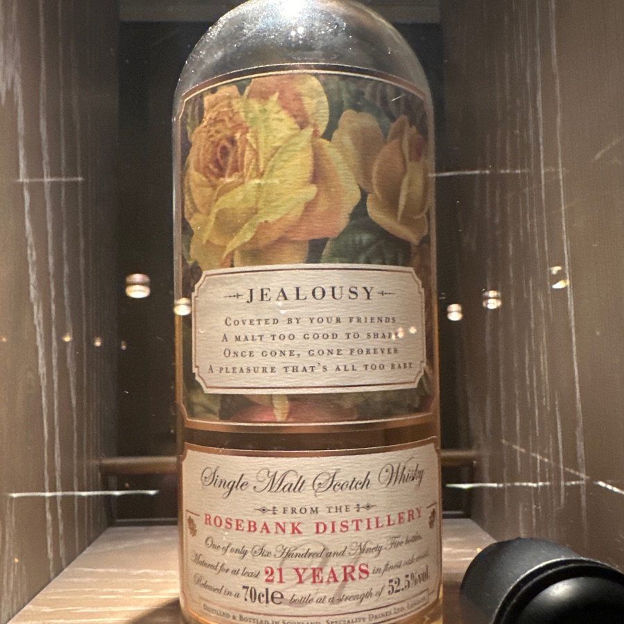 Rosebank 21 Year Old, Jealousy