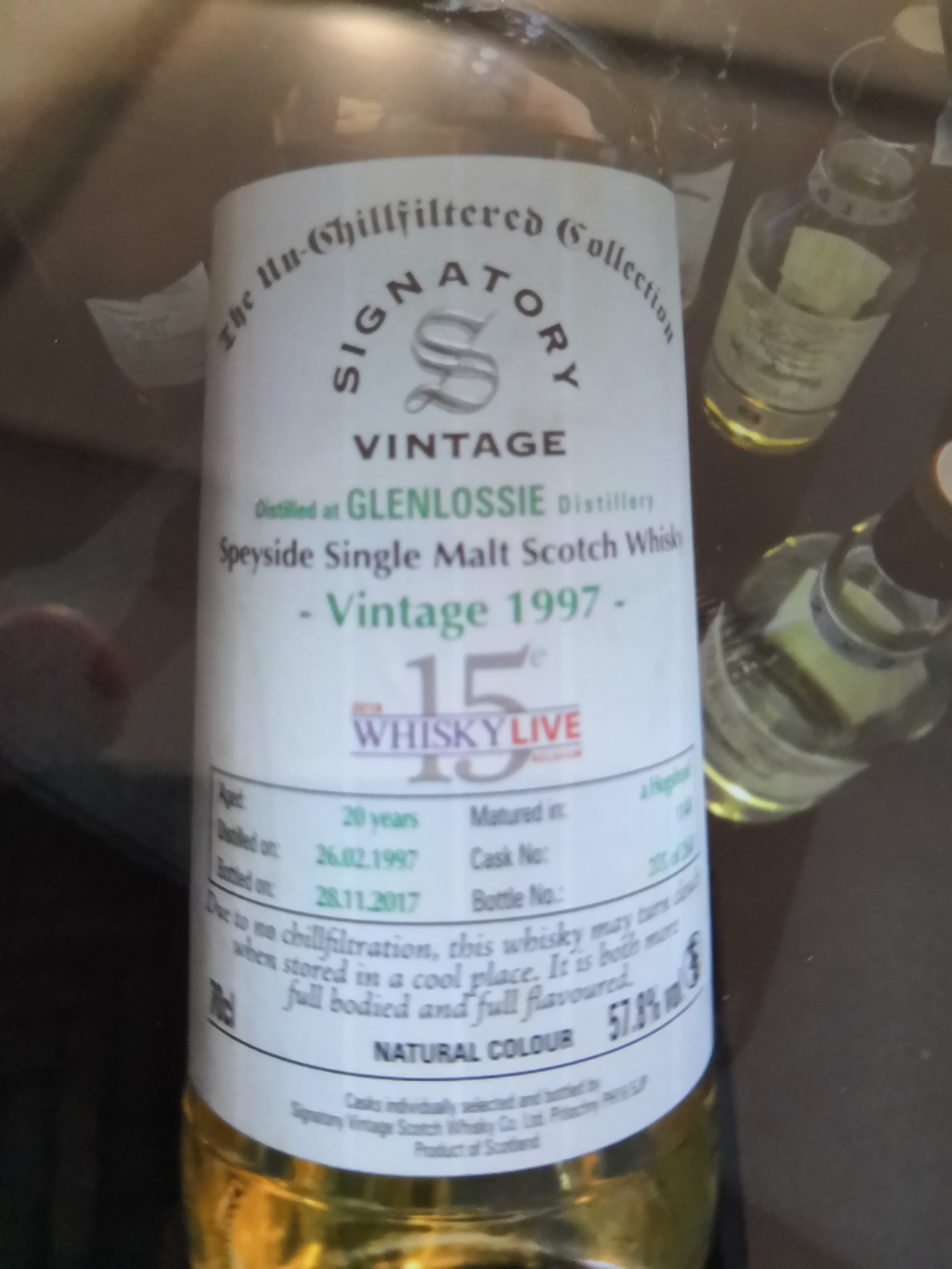 Glenlossie 1997 20 Year Un-Chillfiltered Collection (Signatory)