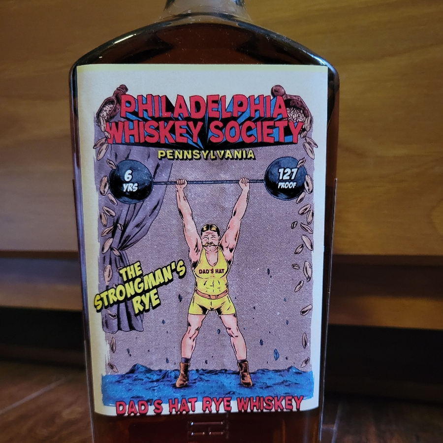 PWS The Strongman's Rye Dad's Hat Single Barrel Cask Strength Rye barrel #8