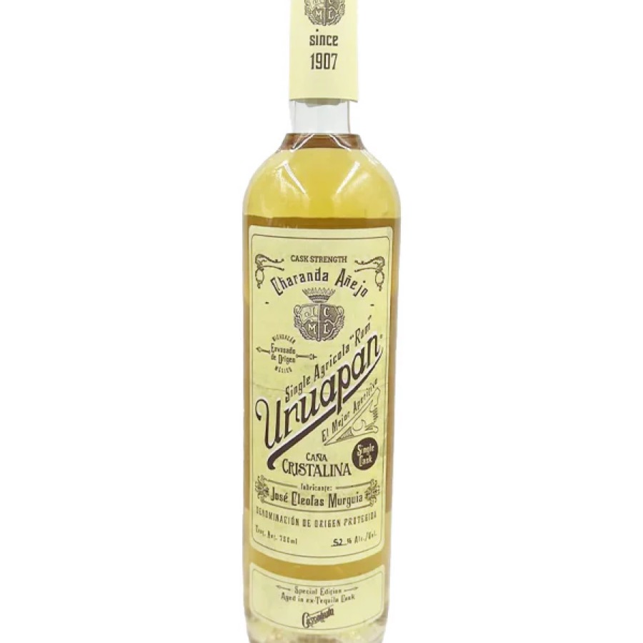 Uruapan Charanda Añejo Caña Cristalina Cask Strength Single Agricola "Rum"