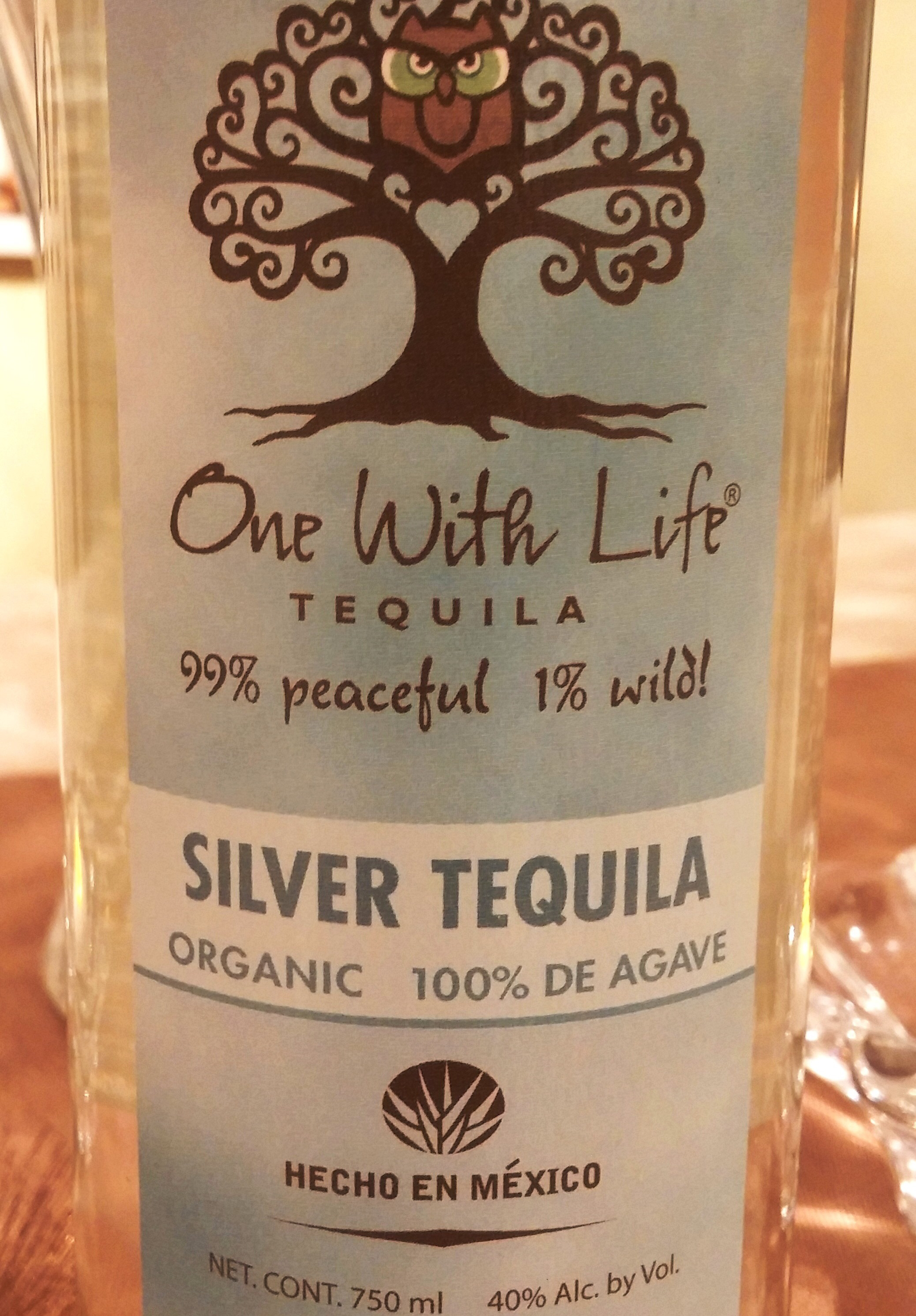 One With Life Silver Tequila