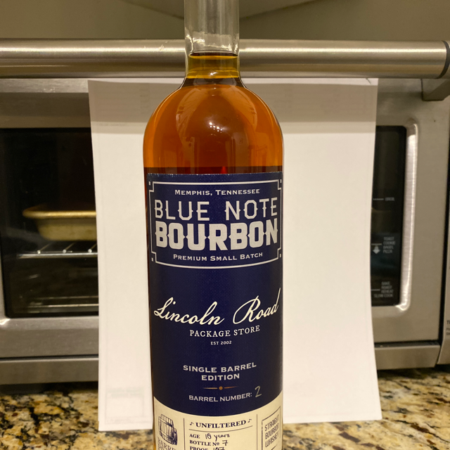 Blue Note Bourbon Single Barrel #2 (Lincoln Road Package Store)