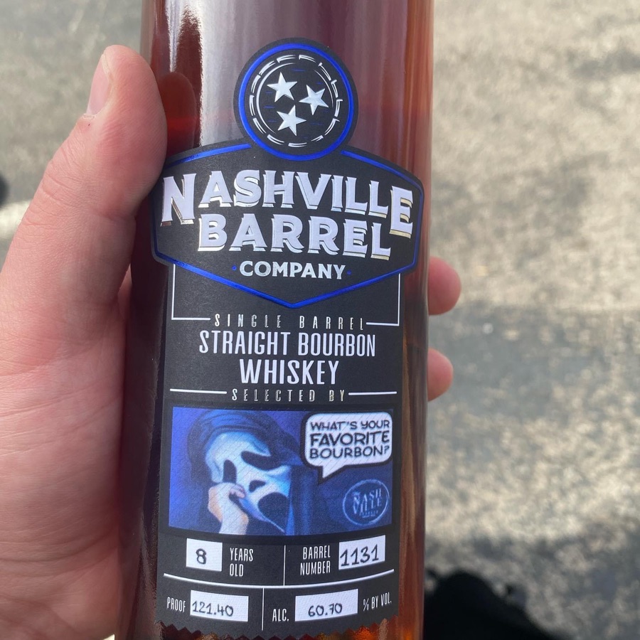 Nashville Barrel 8 Year Single Barrel Straight Bourbon (Barrel #1131)