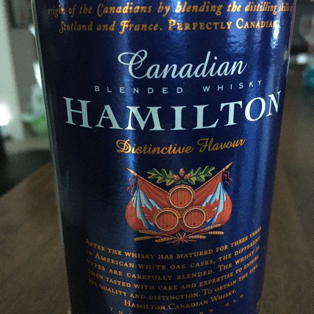 Hamilton Canadian Whisky