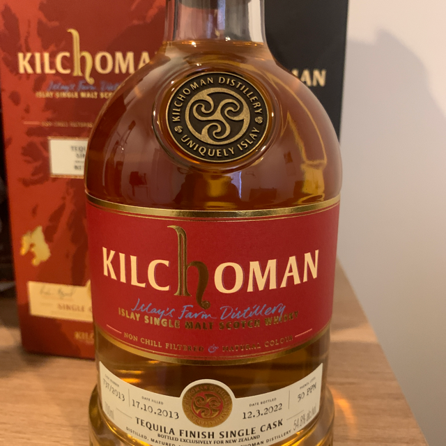 Kilchoman Tequila Finish Single Cask NZ Exclusive