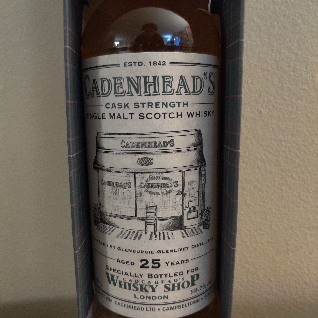 Glenburgie-Glenlivet 25 (1992) (Cadenhead's Whisky Shop - London)