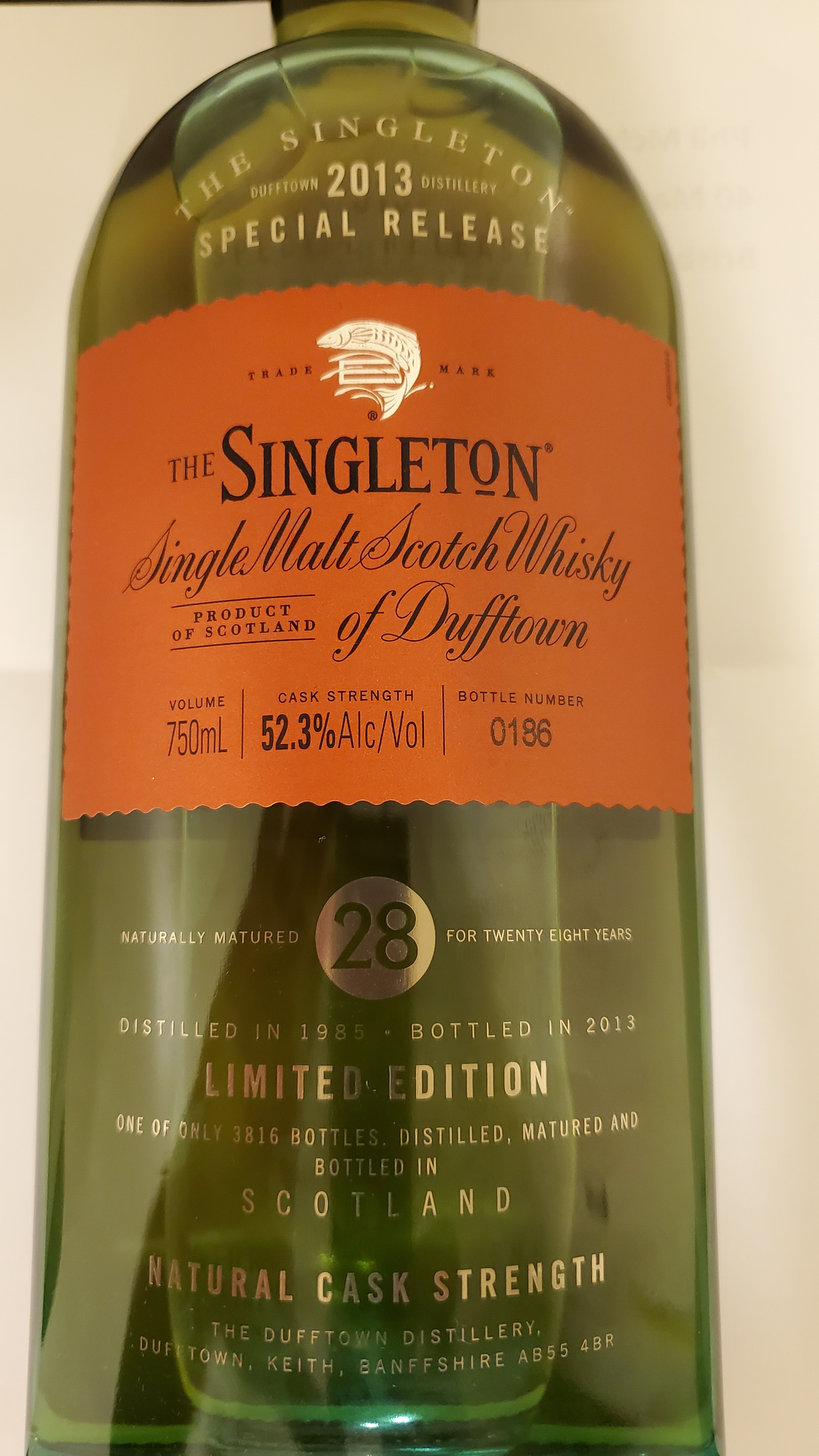 Singleton of Dufftown 1985 28 Year (2013 Special Release)