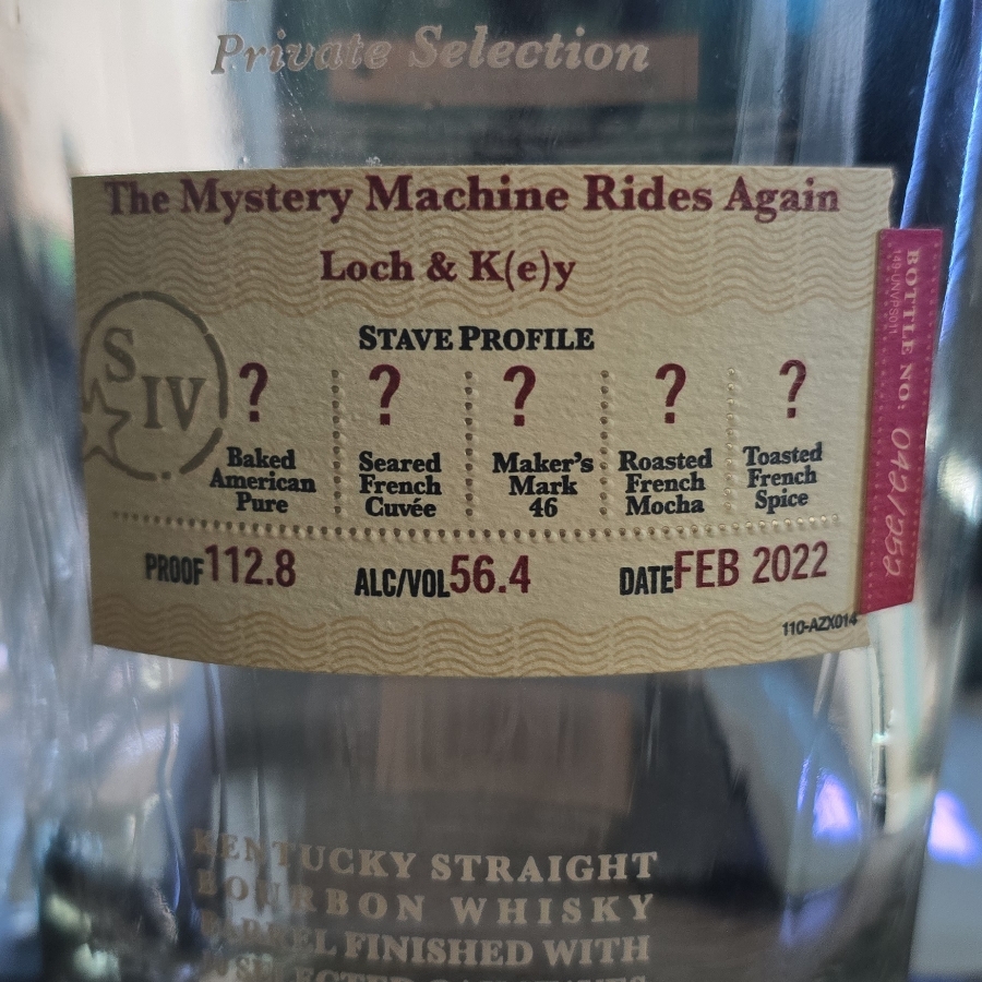 Maker's Mark Private Selection (The Mystery Machine Rides Again Loch & K(e)y)