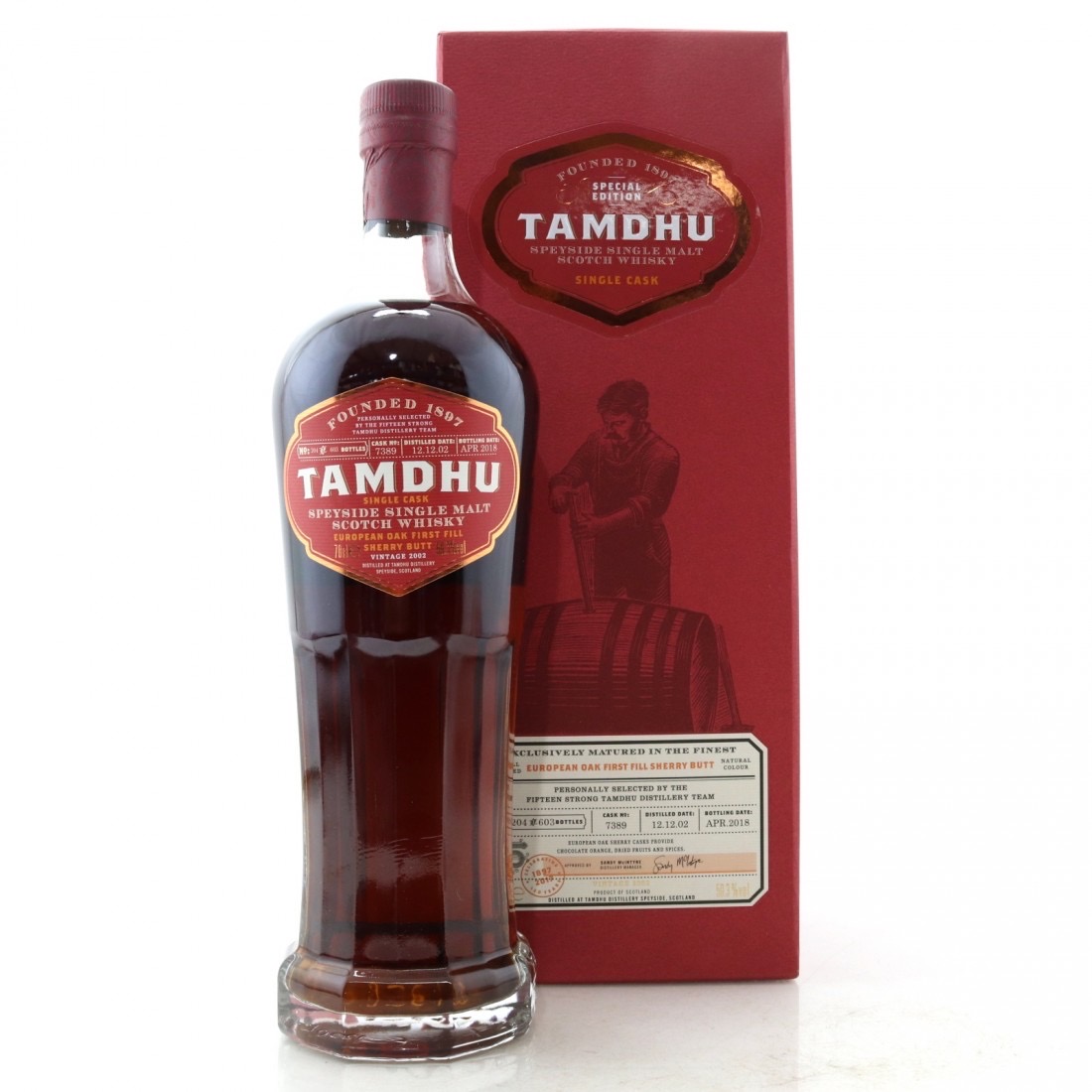 Tamdhu 2002 Single Cask #7389