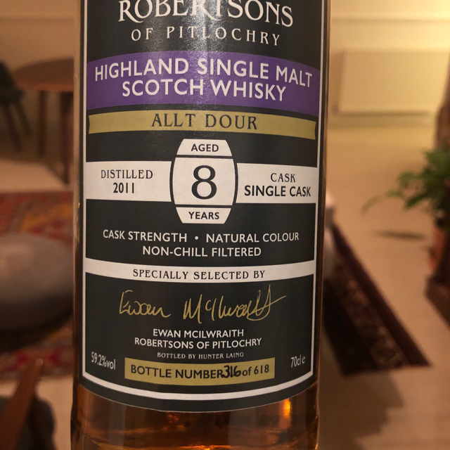Robertson's of Pitlochry Allt Dour (8 year old)