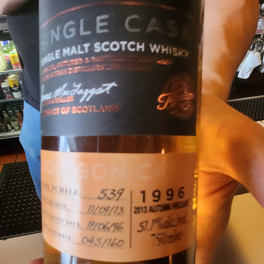 Arran Single Bourbon Cask 1996 - 2013 Autumn Release
