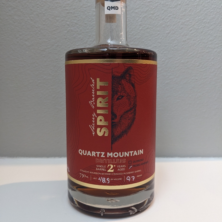 Quartz Mountain Sherry Barreled Spirit
