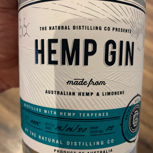 The Natural Distilling Co Presents Hemp Gin