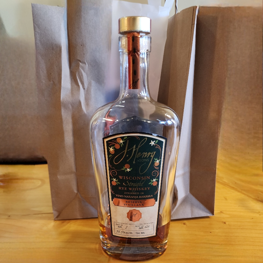 J Henry & Sons Rye Finished in Vino Naranja Barrels