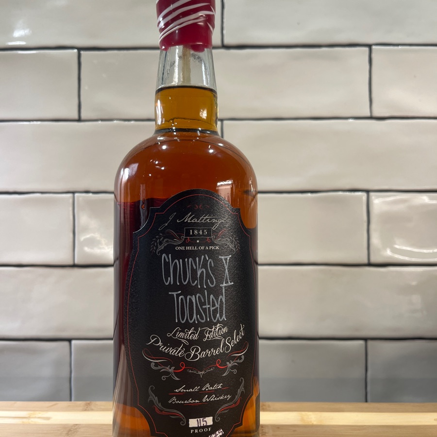 j mattingly private barrel sekect chuck's X toasted