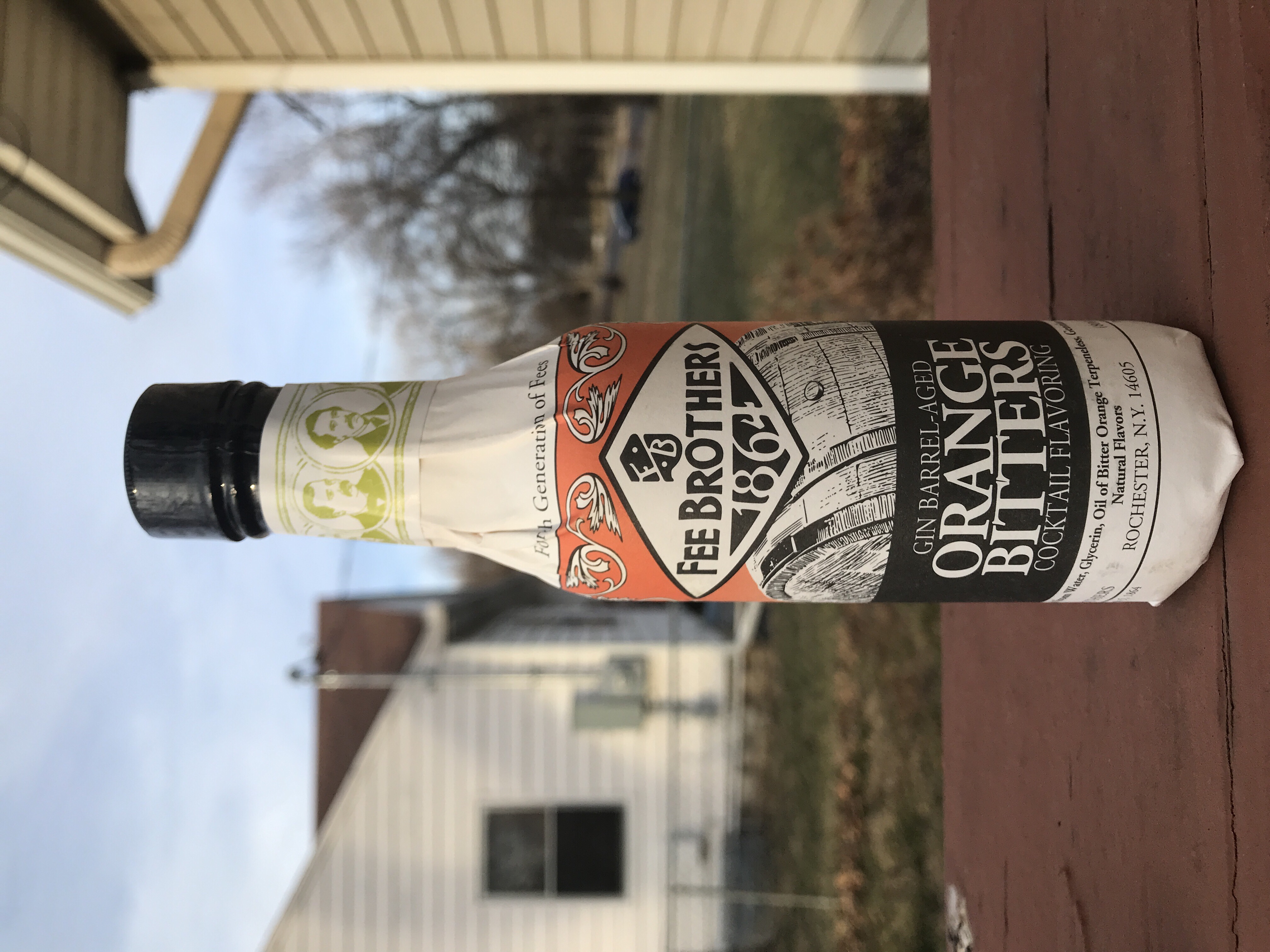 Fee Brothers Gin Barrel-Aged Orange Bitters