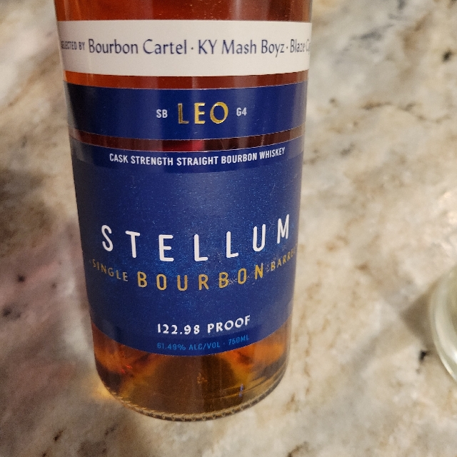 Stellum Leo single barrel bourbon