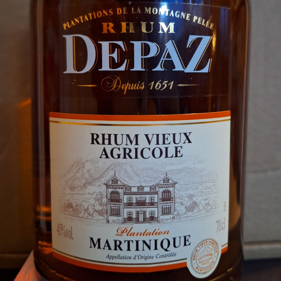 Depaz rhum vieux agricole