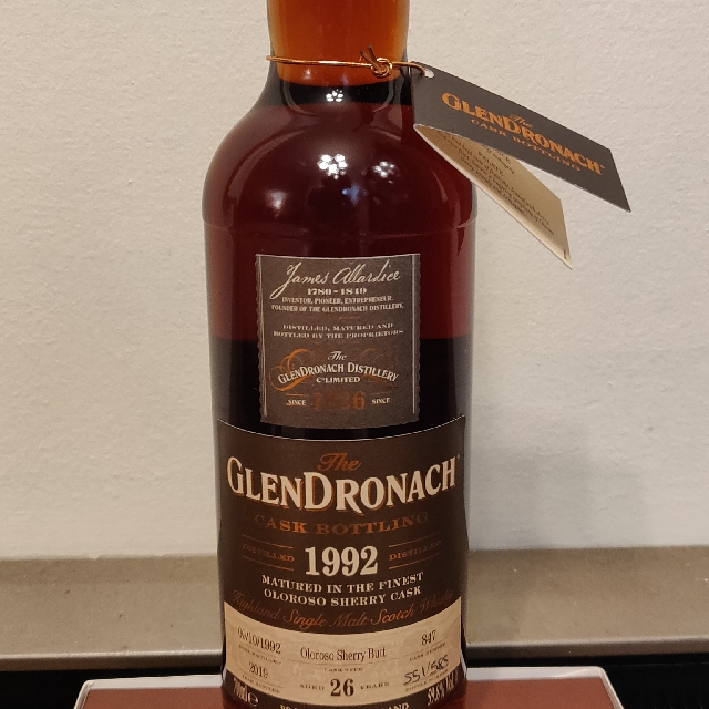 Glendronach 1992 26 Year Cask Bottling