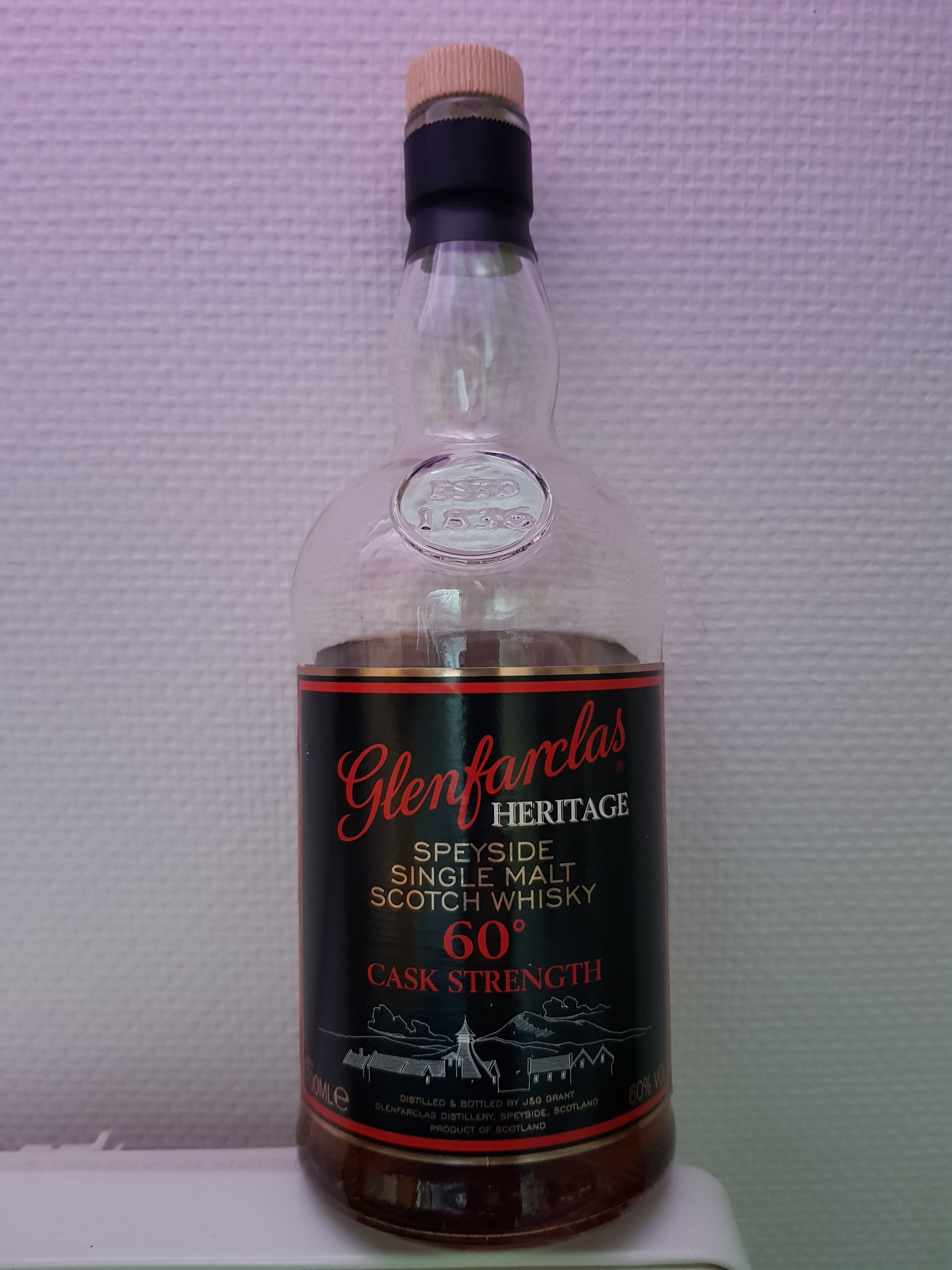 Glenfarclas heritage 60 cask strength