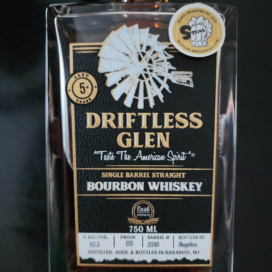 Driftless Glen Private Barrel Straight Bourbon #2330