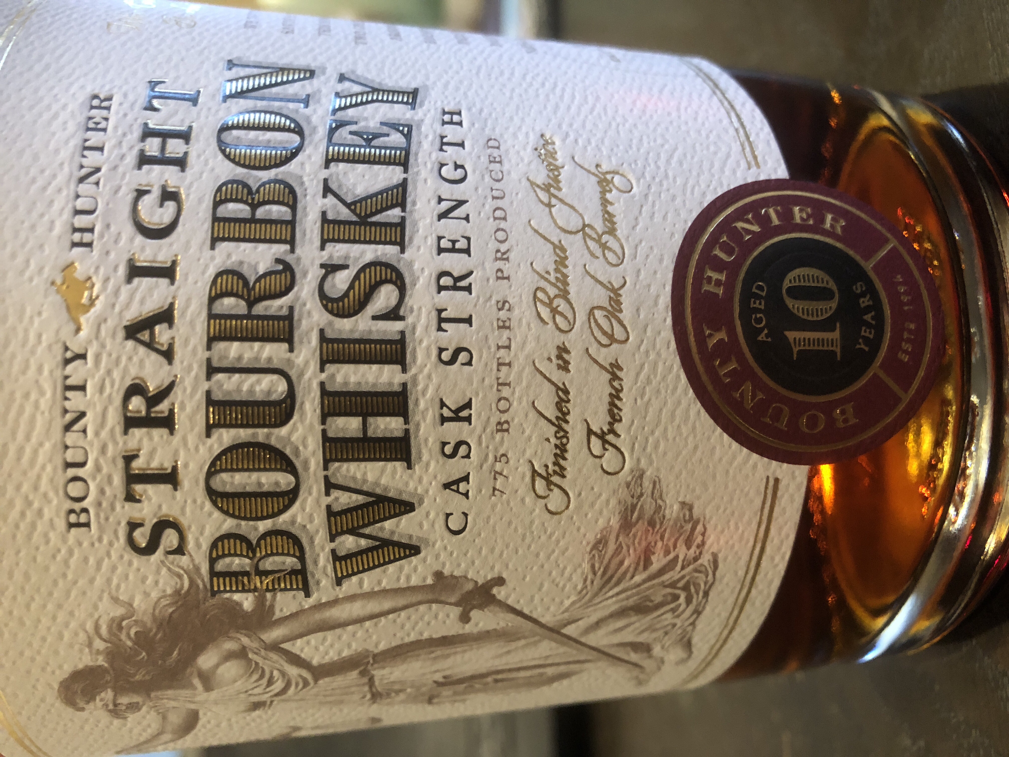 Bounty Hunter 10 yr bourbon
