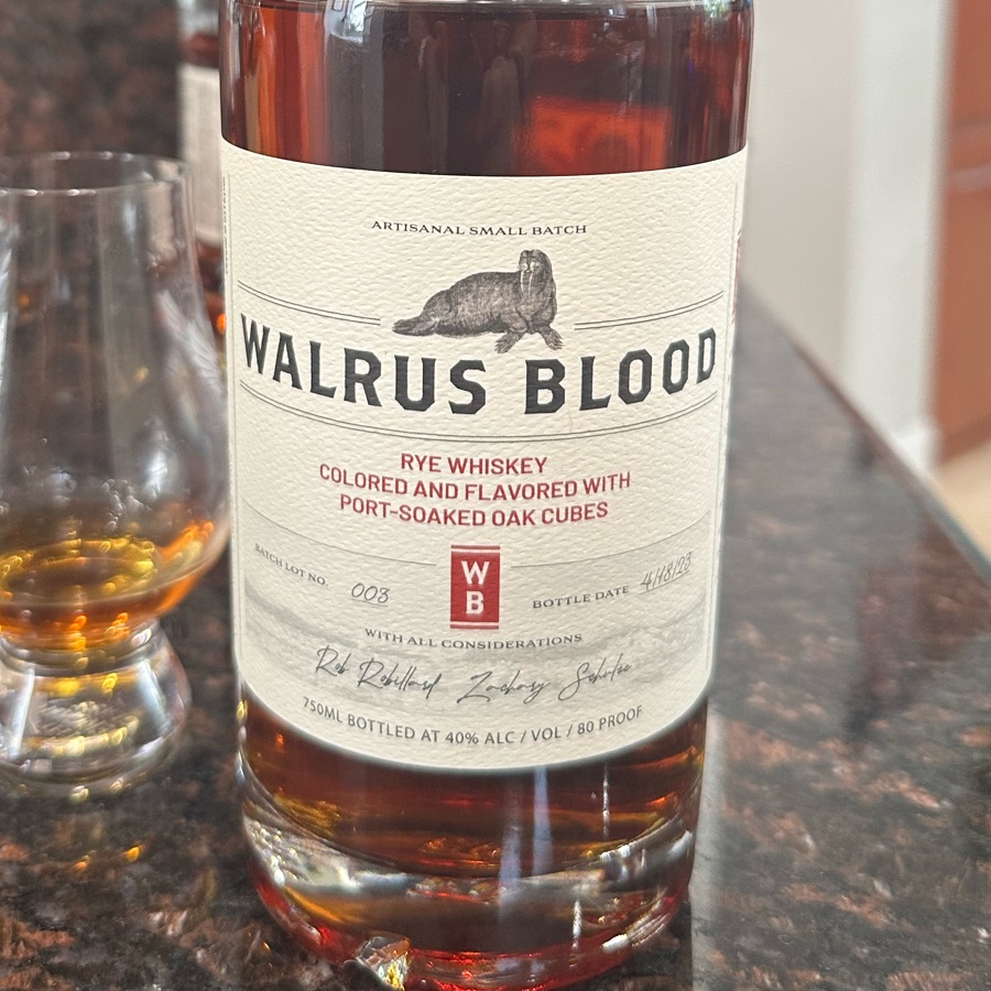 Walrus Blood Rye Whiskey