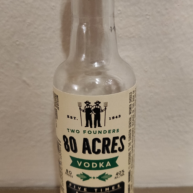 Two Founders 80 Acres Vodka