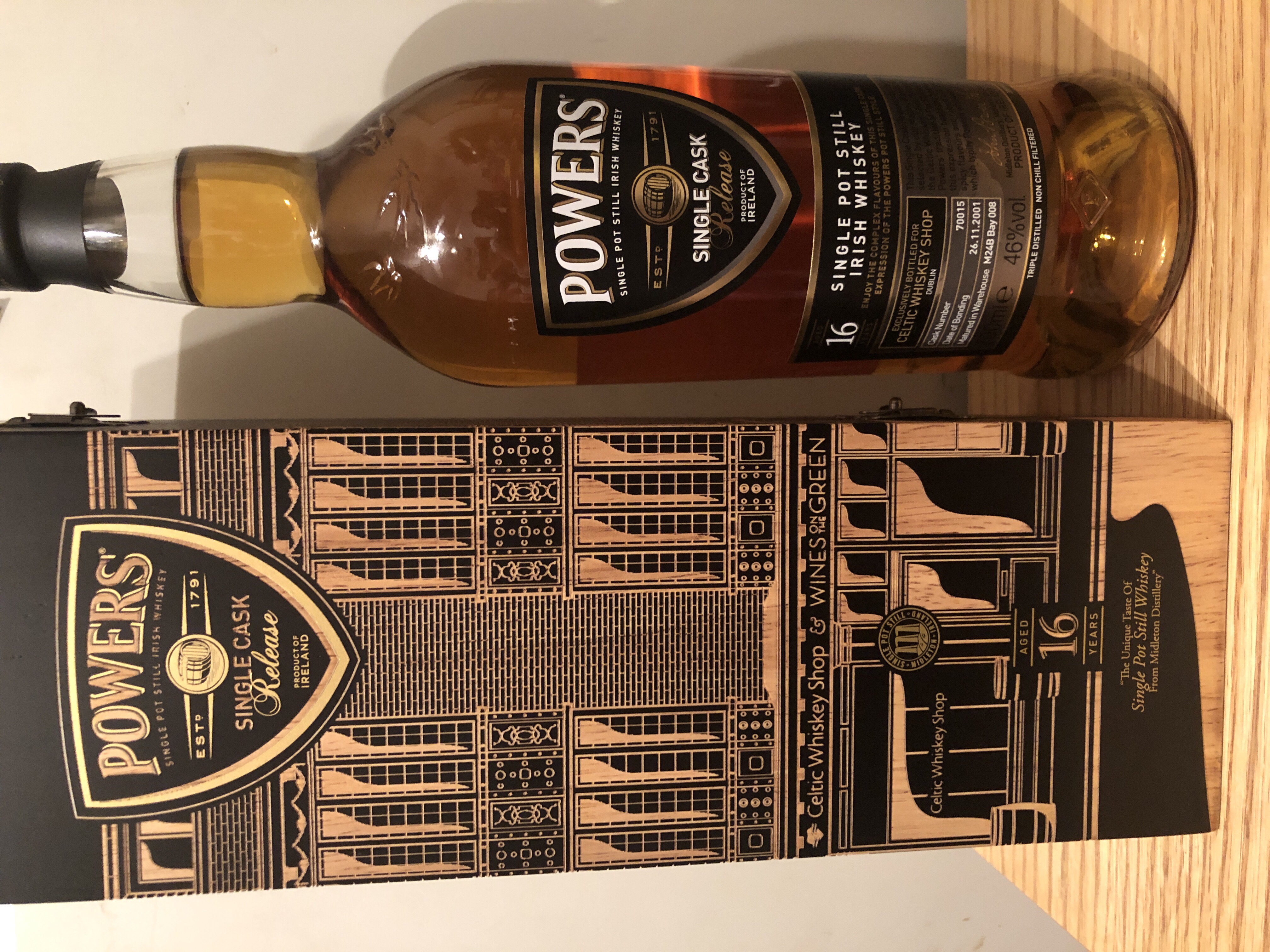 Powers Single Cask Release 2001 CWS