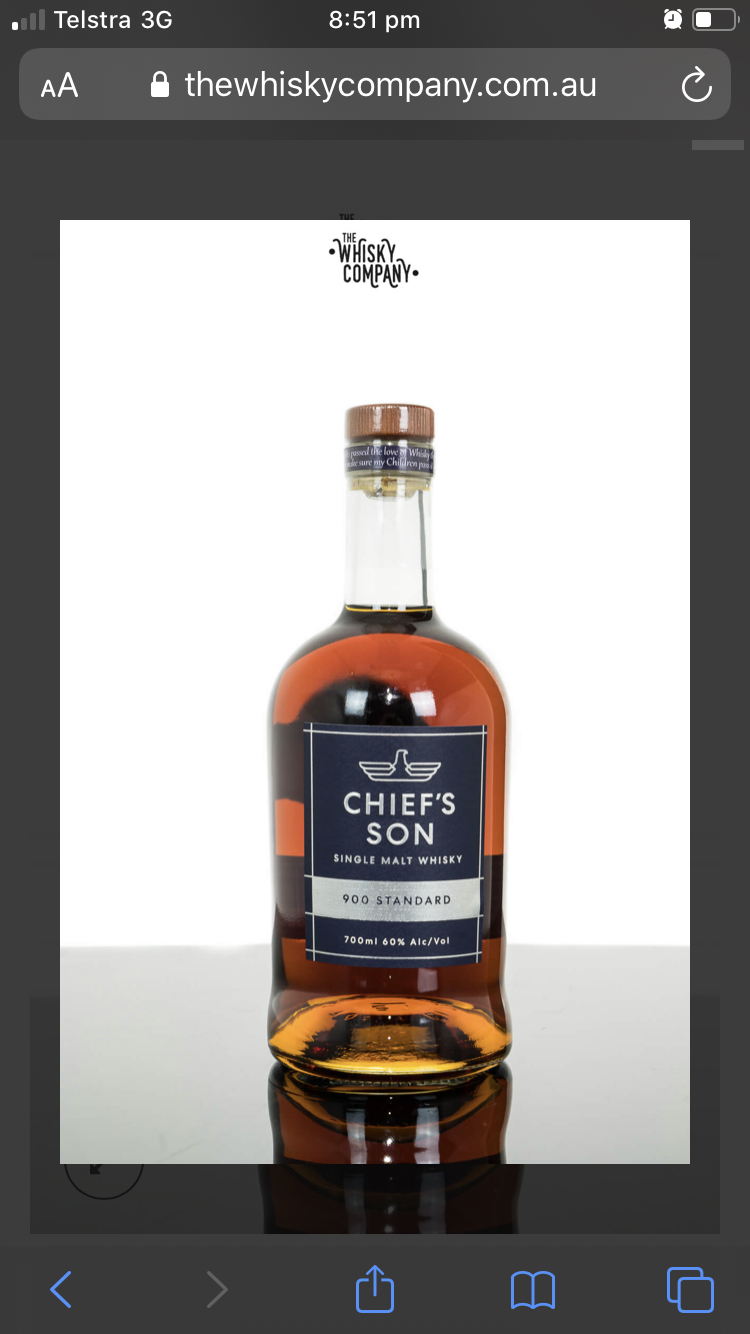 Chief's Son 25 Words