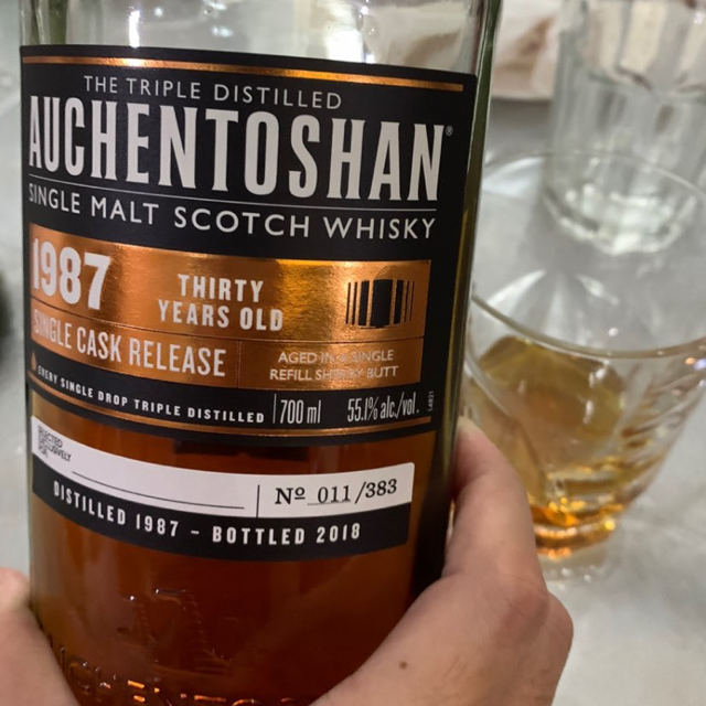 Auchentoshan 30 year old 1987 - 2018