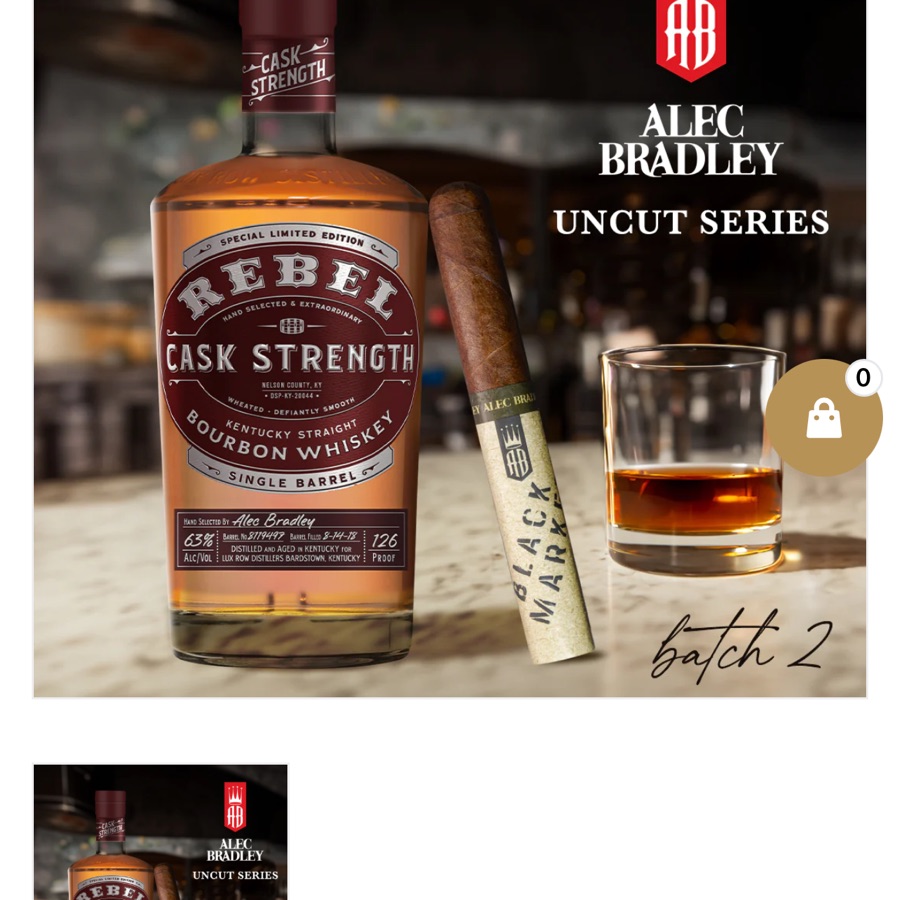 Rebel Cask Strength Uncut Series II (Alec Bradley)