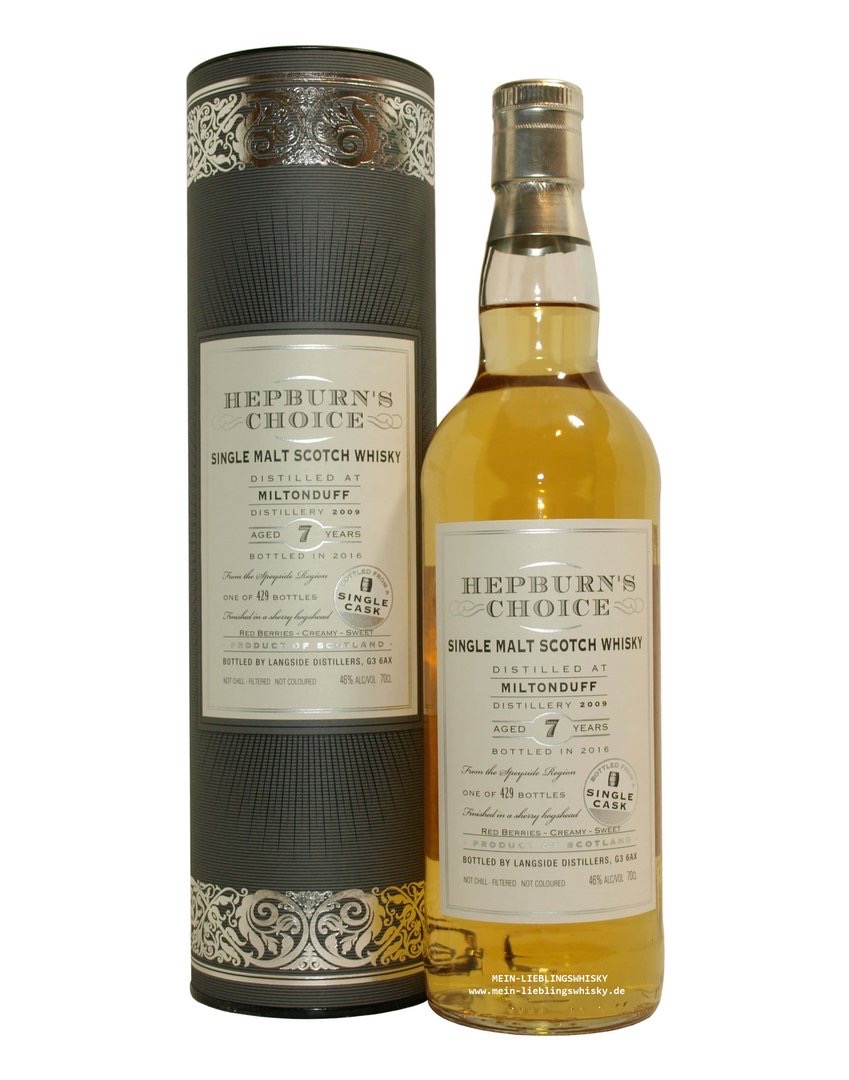 Hepburn's Choice Miltonduff 2009/ 8 years