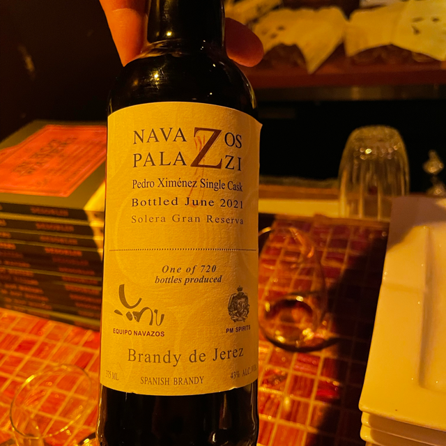 Navazos Palazzi Brandy De Jerez Pedro Ximenez Cask