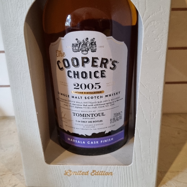 The coopers choice Tomintoul