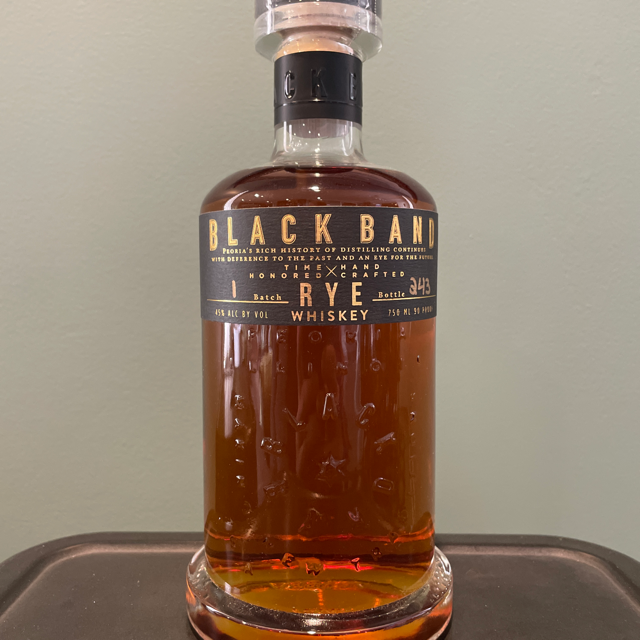 Black Band Rye Whiskey