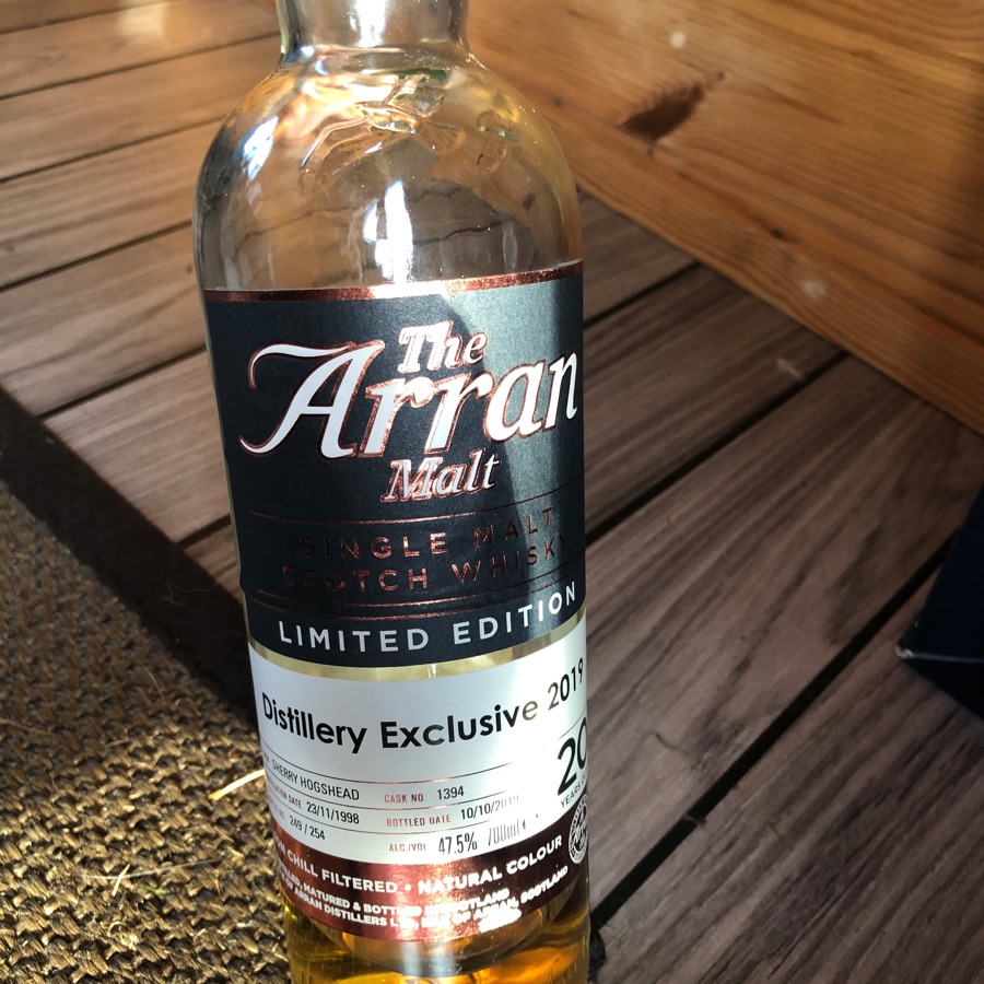 The Arran Malt Distillery Exclusive 2019 20 year old