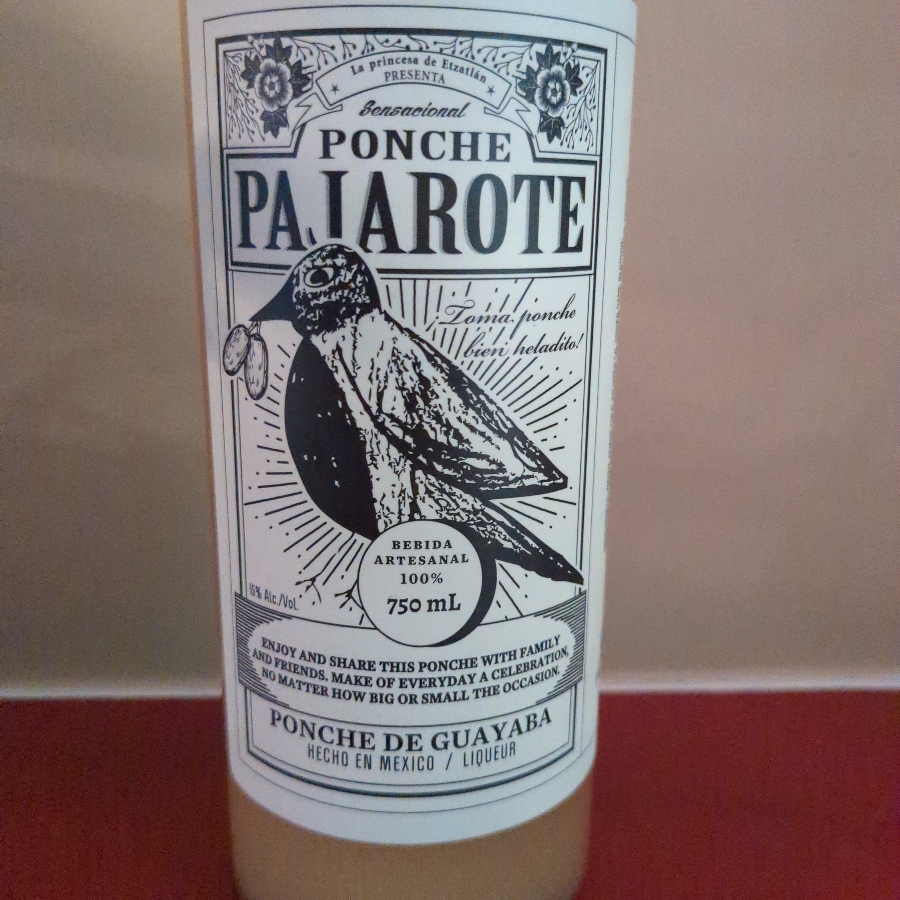 Ponche Pajarote Guayaba Liqueur