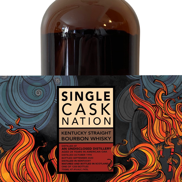 Single Cask Nation Kentucky Straight Bourbon, Aged 24 Years (Pre-Fire Heaven Hill)