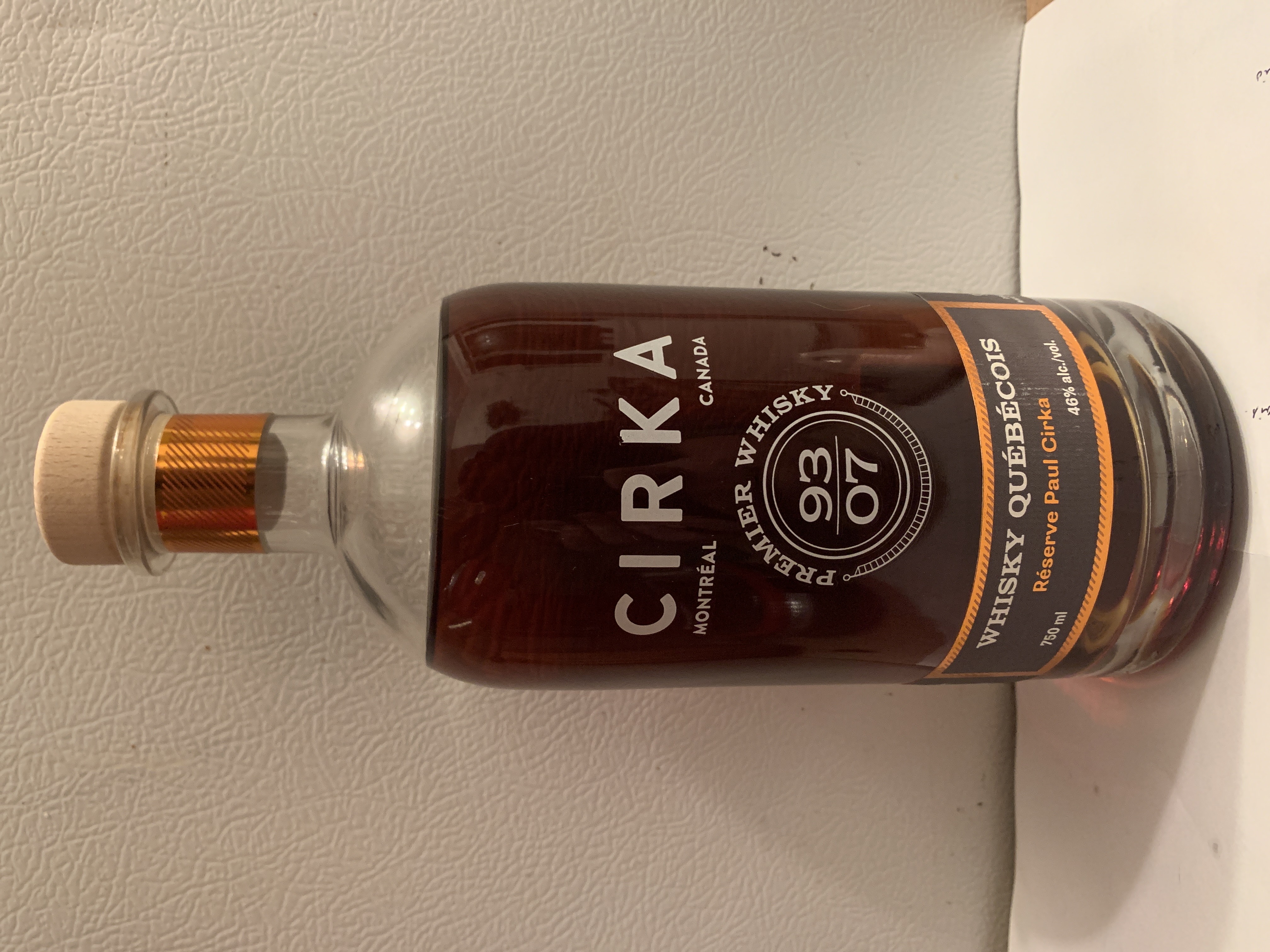 Cirka Premier Whisky 93/07