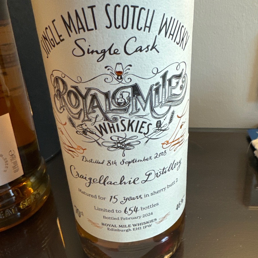 royal mile whiskies craigellachie distillery