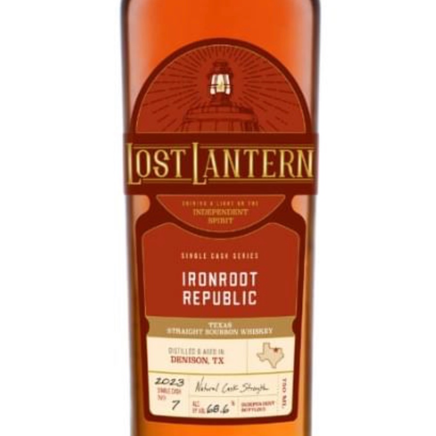 Ironroot Republic Texas Straight Bourbon Single Cask (Lost Lantern)