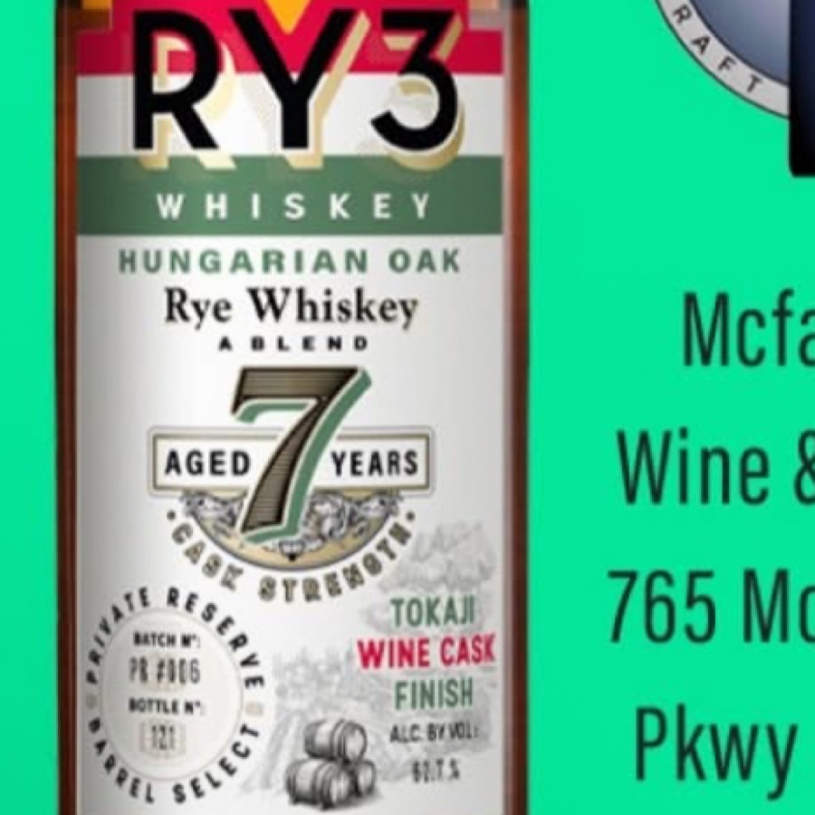 RY3 tokaji cask strength