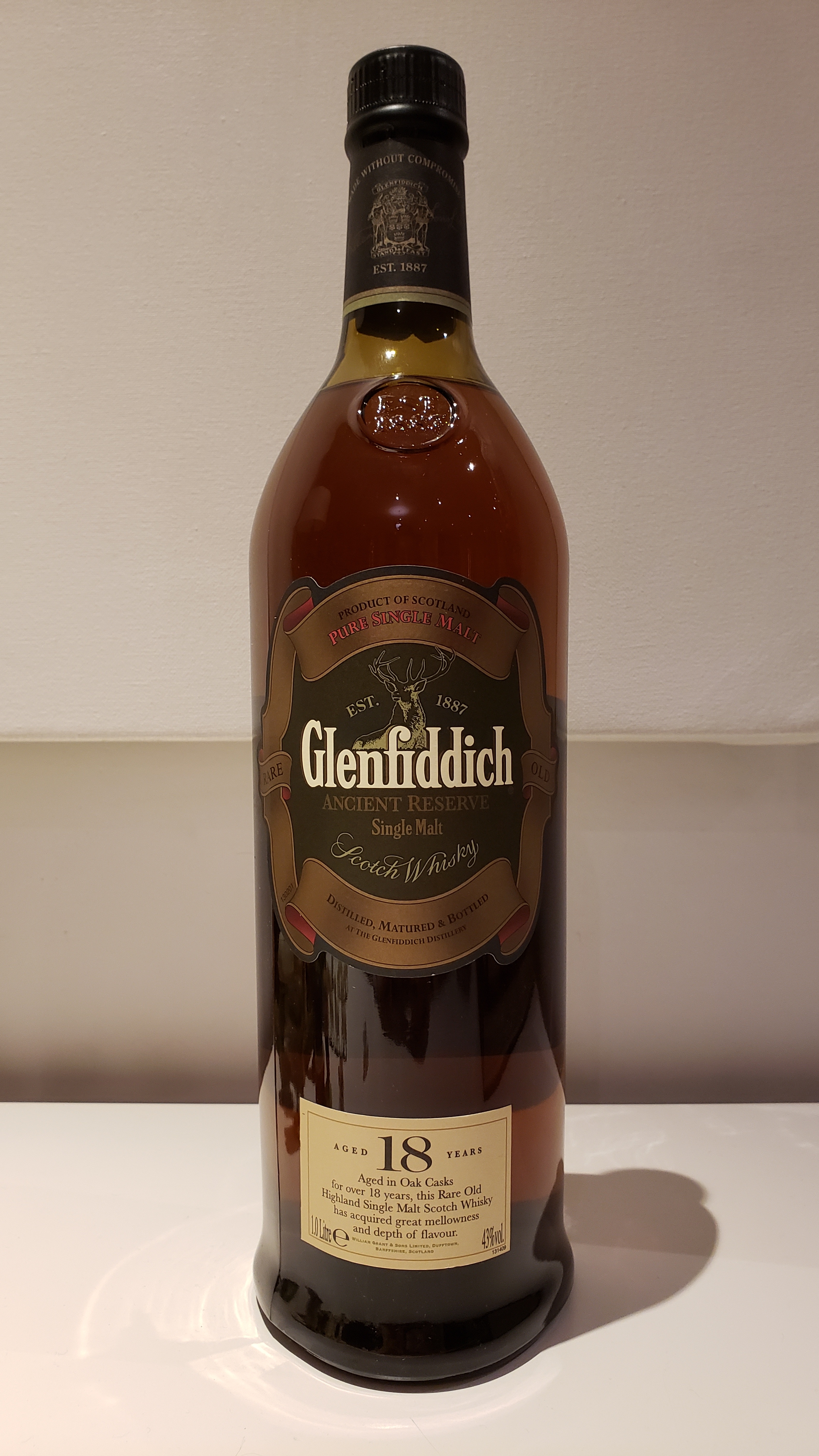 GLENFIDDICH 18 YEARS ANCIENT RESERVE