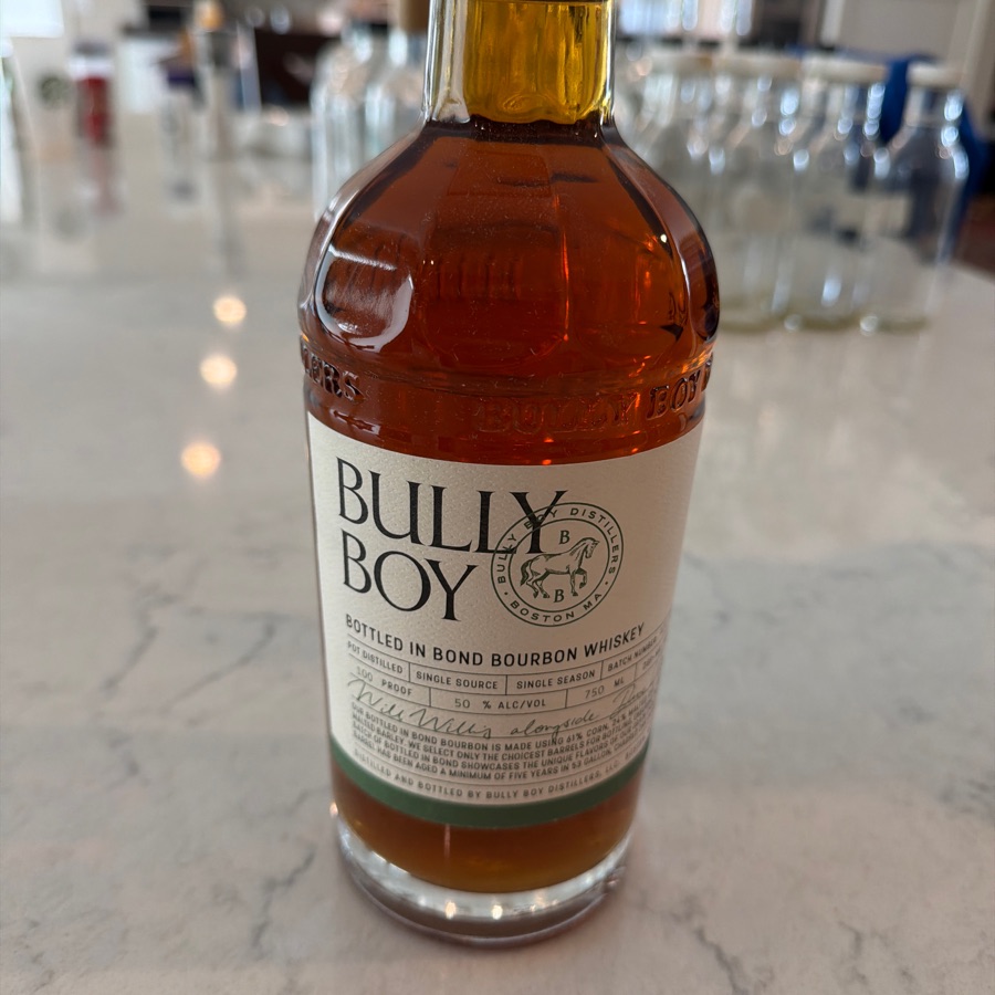Bully Boy Bottled in Bond Bourbon Whiskey