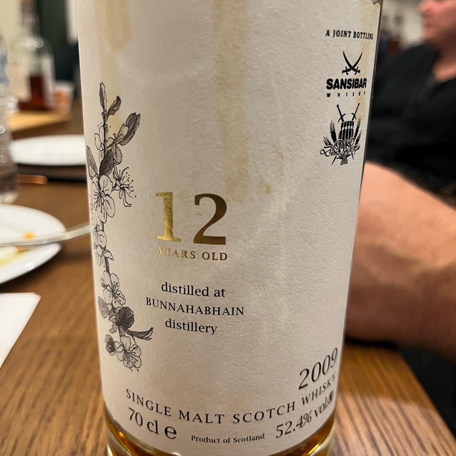 Bunnahabhain 2009 12 Years (Sansibar)
