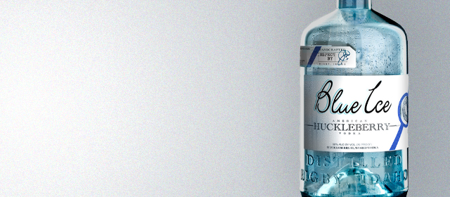 Blue Ice Huckleberry Vodka