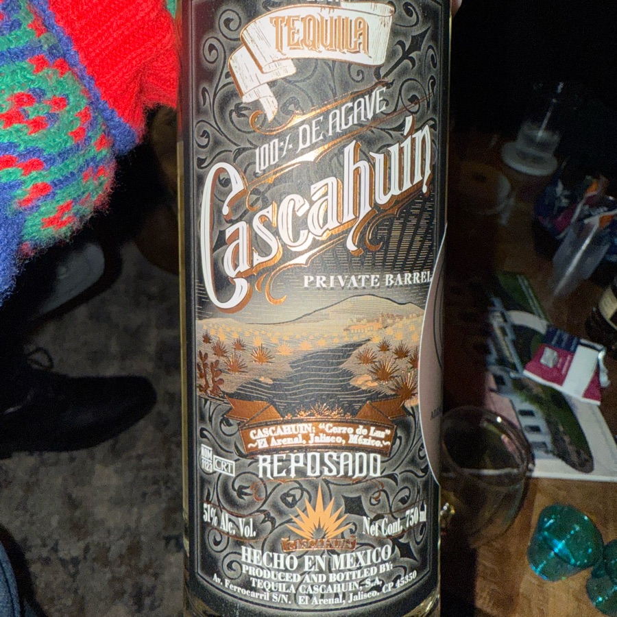 Cascahuin Private Barrel French Oak Reposado (Alamo City Liquor)