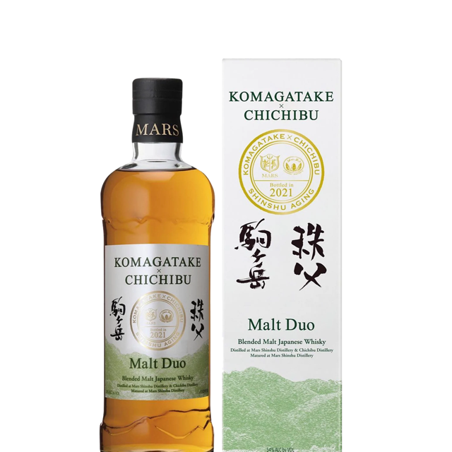 Mars Whisky Malt Duo Komagatake x Chichibu Blended Malt Japanese Whisky