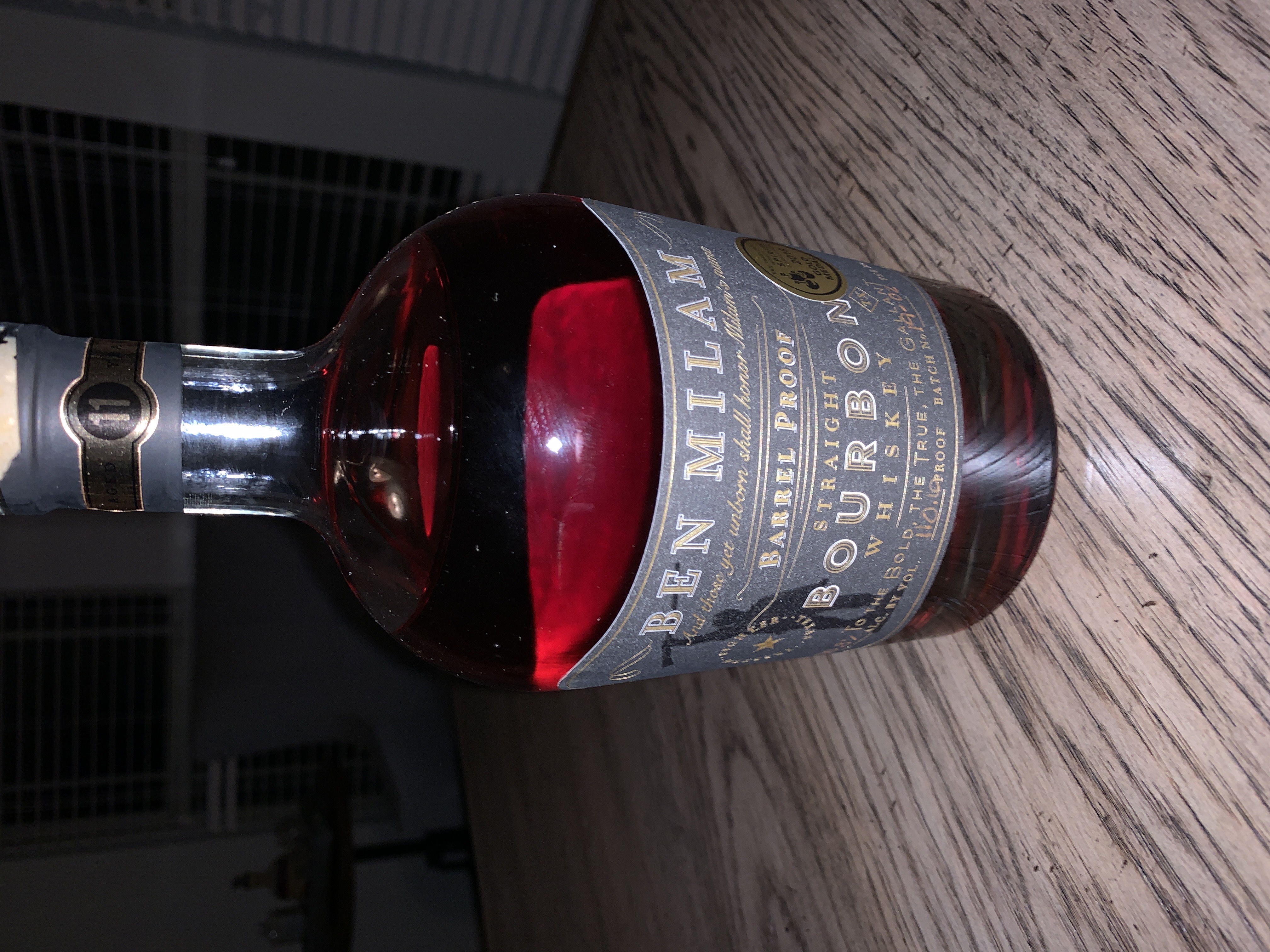 Ben Milam Barrel Proof Straight Bourbon Whiskey